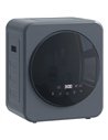 HOMCOM Vented Tumble Dryer, 4 kg Front Tumble Dryer with Stainless Steel Tub, 800W Compact Freestanding Grey
