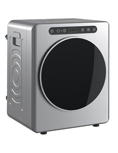 HOMCOM 5 kg Compact 40-60℃  Tumble Dryer - Silver Tone