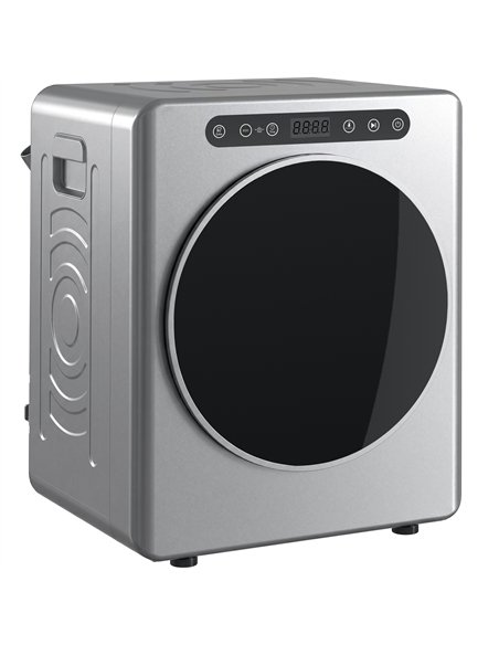 HOMCOM 5 kg Compact 40-60℃  Tumble Dryer - Silver Tone - pic 203823 | FastDaddyshop