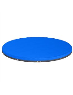 Outsunny Round Pool Cover, 10 ft Waterproof Swimming Pool Cover with Secure Rope, Tightener for Above Ground Pools, Blue