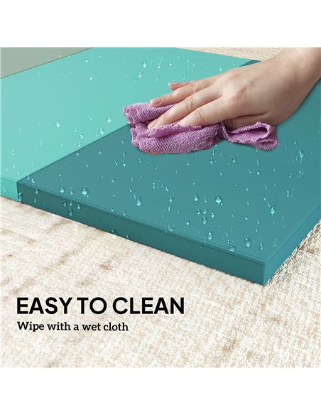 SPORTNOW 6FT Foldable Gymnastics Mat, Crash Exercise Pad, 3.2 cm Thick  Workout Mat with Handles for Home Training, Mixed Green - pic 204251 | FastDaddyshop