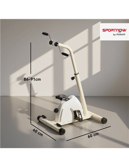 SPORTNOW Seated Pedal Exerciser with Dual Massage and Adjustable Height - pic 204293 | FastDaddyshop