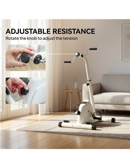 SPORTNOW Seated Pedal Exerciser with Dual Massage and Adjustable Height - pic 204294 | FastDaddyshop