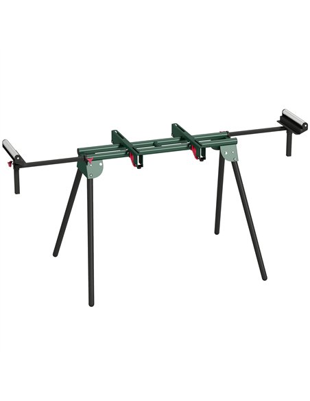 HOMCOM Universal Mitre Saw Stand with Adjustable Rollers and Support Arms, Portable Miter Saw Stand with Folding Legs - pic 204309 | FastDaddyshop