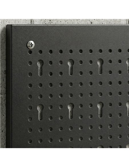 HOMCOM 28 Pcs Wall-Mounted Pegboard with 3 Boards, Garage Tool Storage Unit Black and Red - pic 204353 | FastDaddyshop