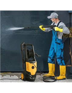Outsunny 2200W High Pressure Washer, 170 Bar Pressure Washer with Adjustable Nozzle and 6M Hose, 33 x 31.5 x 80.5 cm, Yellow 2