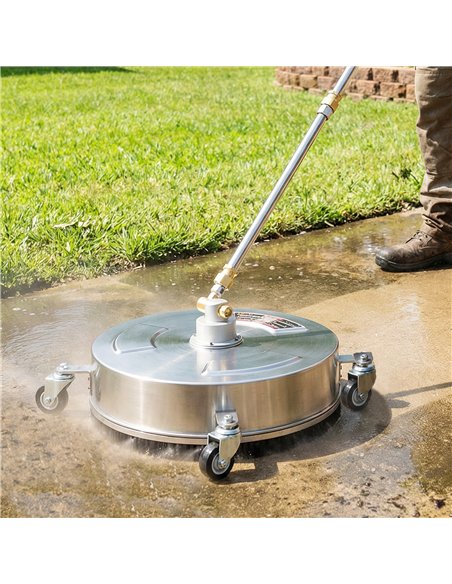 Outsunny Pressure Washer Surface Cleaner 3600 PSI Power Washer Rotary Surface Cleaner with 4 Wheels for Driveways - pic 204569 | FastDaddyshop