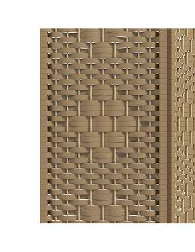HOMCOM 3 Panel Folding Room Divider, Privacy Screen, Paravent Partition Separator for Living Room, Bedroom, Natural Wood