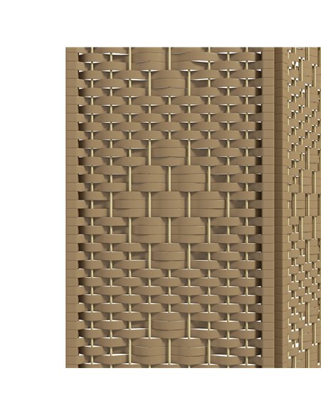 HOMCOM 3 Panel Folding Room Divider, Privacy Screen, Paravent Partition Separator for Living Room, Bedroom, Natural Wood - pic 204694 | FastDaddyshop