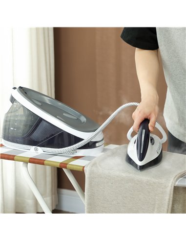 HOMCOM Steam Generator Iron, Energy-Saving, Self-Cleaning, Powerful Vertical Steam, Automatic Shut-Off, Ceramic Non-stick Solepl