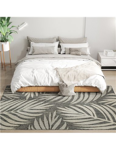 HOMCOM UV Resistant Indoor & Outdoor Area Rug, Easy-Cleaning Machine Washable Rug for Patio, Garden, Kitchen, Bathroom or Living