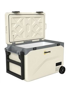 Outsunny 42.5L Compressor Car Fridge Freezer, Camping Refrigerator with App Control, 20℃-20℃