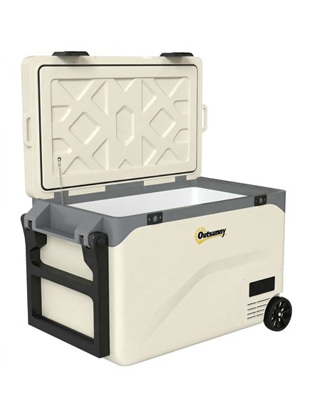 Outsunny 42.5L Compressor Car Fridge Freezer, Camping Refrigerator with App Control, 20℃-20℃ - pic 204885 | FastDaddyshop