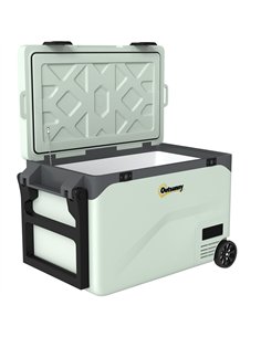 Outsunny 42.5L Compressor Car Fridge Freezer, Camping Refrigerator with App Control, 20℃-20℃