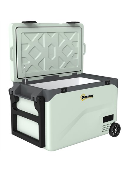 Outsunny 42.5L Compressor Car Fridge Freezer, Camping Refrigerator with App Control, 20℃-20℃ - pic 204894 | FastDaddyshop