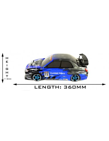 HSP Subaru WRX Style RTR Electric RC Drift Car 2.4GHz - photo03