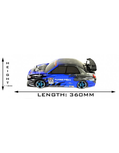 HSP Subaru WRX Style RTR Electric RC Drift Car 2.4GHz - photo03 - pic 2051 | FastDaddyshop