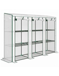 Outsunny 46 x 215cm Nine-Shelf Greenhouse