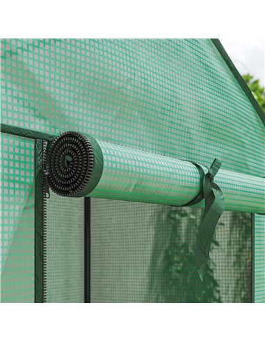 Outsunny Three-Tier Mini Greenhouse - Green