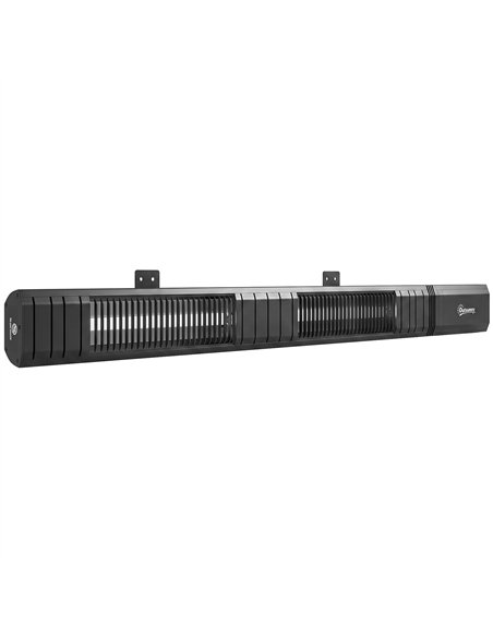 Outsunny 3000 W Electric Infrared Patio Heater, Wall Mounted IP65 Garden Heater with 9 Heat Settings, 24 H Timer, Black - pic 205794 | FastDaddyshop