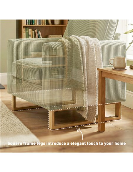 HOMCOM Accent Chair with Spring, Modern Industrial Armchair with Metal Legs for Livingroom Dark Green - pic 205880 | FastDaddyshop