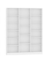 HOMCOM Bookcase with Open Storage, 6-Tier Bookshelf with Anti-Tipping Hardware, White