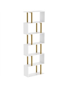 HOMCOM standing units free bookshelves industrial case bedroom
