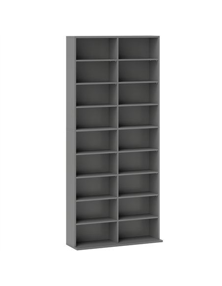 HOMCOM 640 CD Storage Tower - Grey - pic 206433 | FastDaddyshop