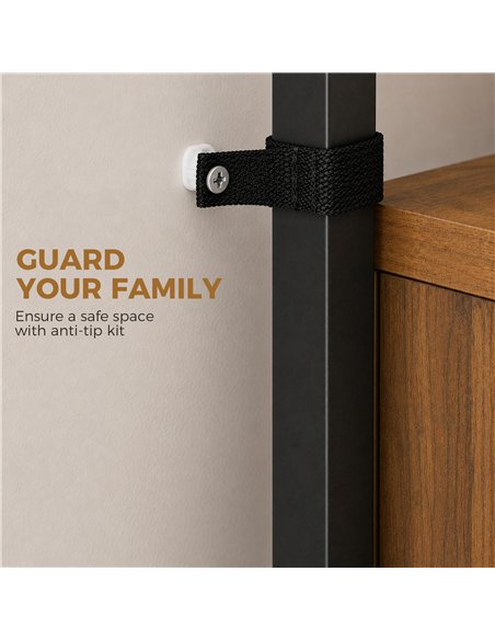 HOMCOM Freestanding Bathroom Cabinet, Tall Bathroom Storage Cabinet with Drawers and Shelves, Linen Storage, Brown - pic 206600 | FastDaddyshop