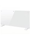 HOMCOM Smart Panel Heater Wall Mounted Freestanding, Electric Heater with Weekly Timer, Open Window & Anti-Frost, 2000W, White