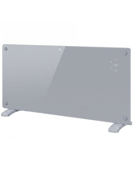 HOMCOM 2000W Smart Panel Heater Wall Mounted & Freestanding, Electric Heater with Weekly Timer, Open Window & Anti-Frost, Grey - pic 206865 | FastDaddyshop