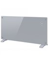 HOMCOM 2000W Smart Panel Heater Wall Mounted & Freestanding, Electric Heater with Weekly Timer, Open Window & Anti-Frost, Grey
