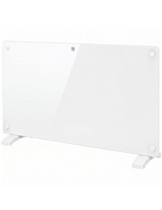 HOMCOM 1500W Smart Panel Heater Wall Mounted & Freestanding, Electric Heater with Weekly Timer, Open Window & Anti-Frost, White
