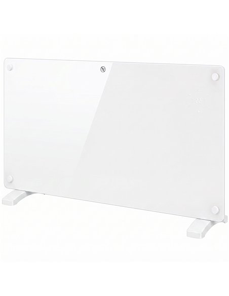 HOMCOM 1500W Smart Panel Heater Wall Mounted & Freestanding, Electric Heater with Weekly Timer, Open Window & Anti-Frost, White - pic 206874 | FastDaddyshop