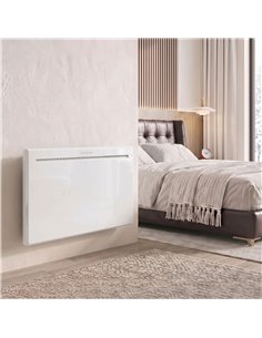 HOMCOM Smart Panel Heater Wall Mounted/Freestanding, Electric Heater with Weekly Timer, Open Window & Anti-Frost, 1500W, White 2