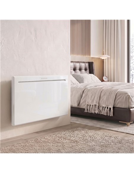 HOMCOM Smart Panel Heater Wall Mounted/Freestanding, Electric Heater with Weekly Timer, Open Window & Anti-Frost, 1500W, White - pic 206893 | FastDaddyshop