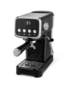 HOMCOM Espresso Machine, 20-Bar Cappuccino Coffee Maker with Frother Wand, 1.2 L Water Tank, Black