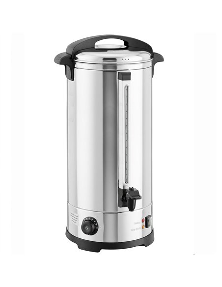 HOMCOM 24L Catering Urn, 2500W Stainless Steel Hot Water Boiler Dispenser with Thermostat, Keep Warm Function and Easy Pour Tap - pic 206973 | FastDaddyshop