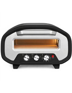 HOMCOM Electric Pizza Oven, Pizza Maker with 3 Knob Control and Ceramic Stone, Viewing Window, 2200W