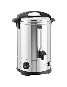 HOMCOM 6.5L Catering Urn, 1500W Stainless Steel Hot Water Boiler Dispenser with Thermostat, Keep Warm Function & Easy Pour Tap