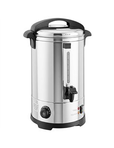 HOMCOM 13L Catering Urn, 2500W Stainless Steel Hot Water Boiler Dispenser with Thermostat, Keep Warm Function and Easy Pour Tap