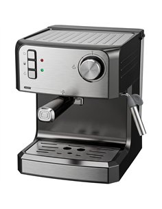 HOMCOM Espresso Machine, 20-Bar Semi Automatic Cappuccino Coffee Maker with Frother Wand, 1.6 L Water Tank, Black