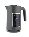 HOMCOM Electric Kettle, 1.7L Fast Boil 3000W Water Kettle with LED Display, Adjustable Temperature, Keep Warm Function, Grey