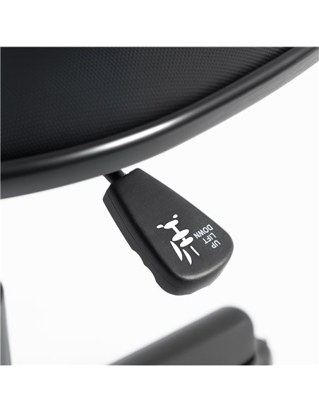 HOMCOM Small Armless Office Chair - Black - pic 207269 | FastDaddyshop