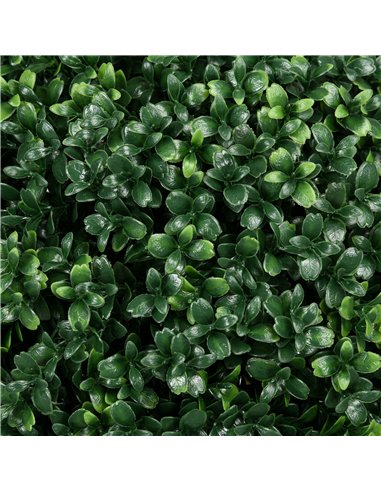 HOMCOM Artificial Boxwood Trees w/ Ground Stake, Set of 2 Ball Shaped Topiary Trees for Home Office & Living Room, UV Resistant