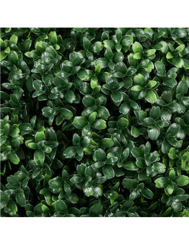 HOMCOM Artificial Boxwood Trees w/ Ground Stake, Set of 2 Ball Shaped Topiary Trees for Home Office & Living Room, UV Resistant
