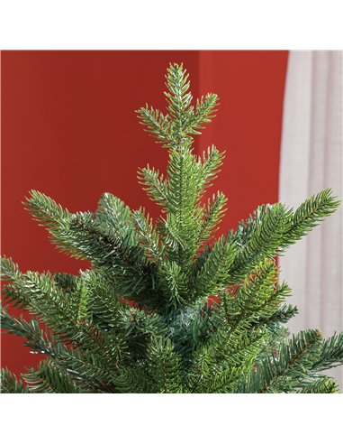 HOMCOM 5ft Bare Artificial Christmas Tree, with 1309 Tips - Green