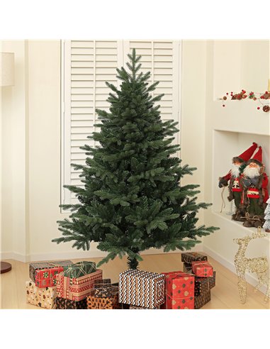 HOMCOM 5ft Artificial Spruce Christmas Tree - Green
