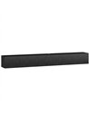 HOMCOM 180cm Floating TV Stand, Wall Mount TV Unit with Cable Management Hole, Fits up to 72" TV, Black