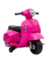 HOMCOM Vespa Licensed 6V Kids Electric Motorbike Ride On Motorcycle  Battery Powered for 18-36 Months with Horn, Pink